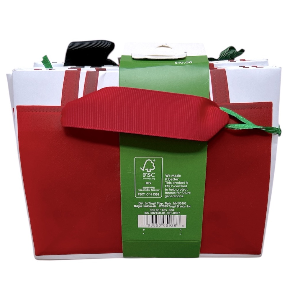 SIX Kate Spade Party Favor Bags - Black, Green, Red limited Edition 🥳🥳❌❌ - Picture 4 of 4